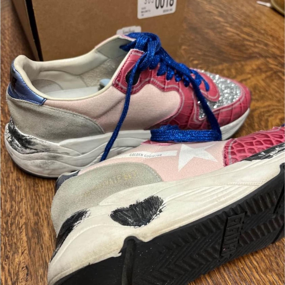 Golden Goose Running Sneakers size 37 Excellent condition. Neimans exclusive.